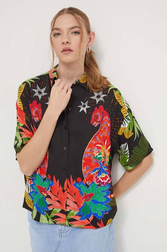 Desigual camicia corta multicolore 24SWCW39