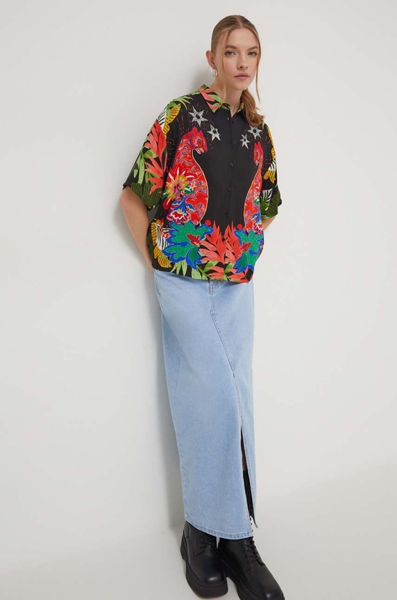 Desigual camicia 24SWCW39 multicolore SS24