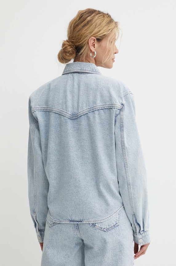 Îmbrăcăminte Gestuz geacă din denim 10909063 albastru