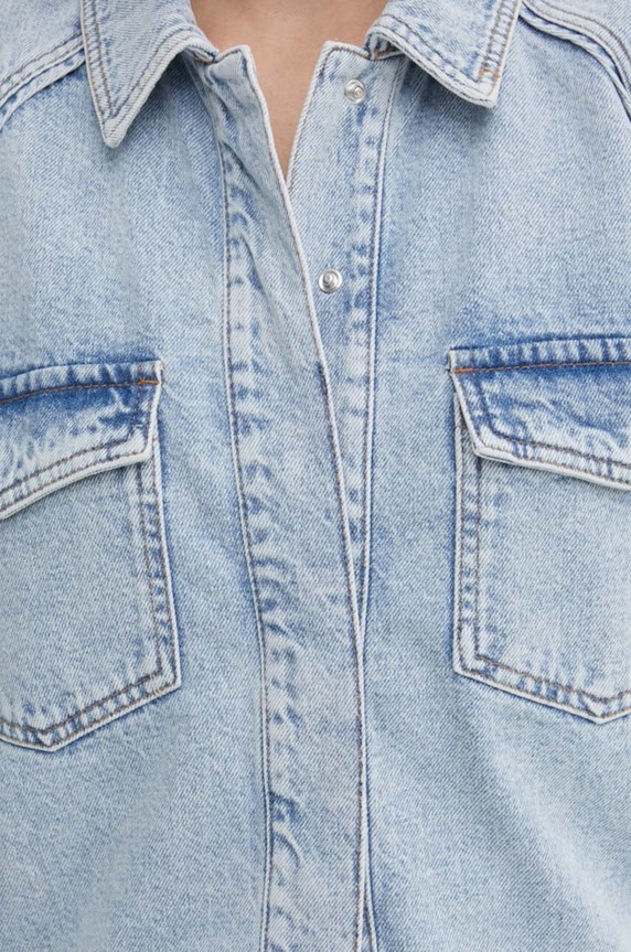 Gestuz geacă din denim 10909063 albastru