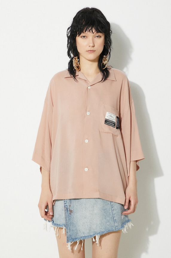 Undercover shirt viscoze beige UC1D1401.2