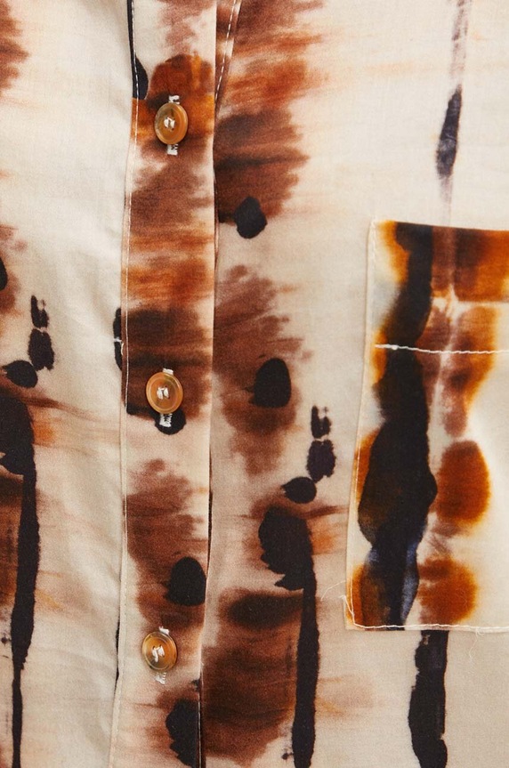 Βαμβακερό πουκάμισο La Petite Française CHARDON PFCHARDON μπεζ