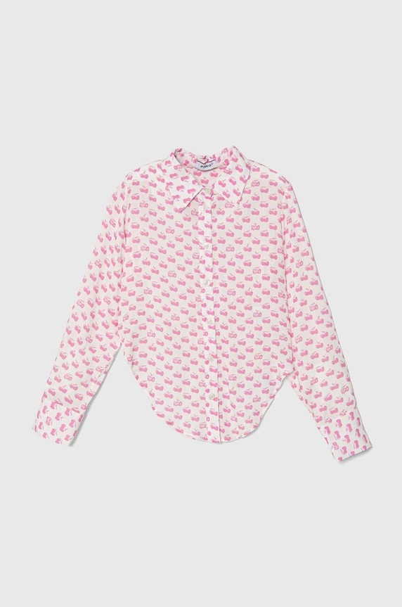 Детская рубашка Pinko Up узор розовый S4PIJGSI063
