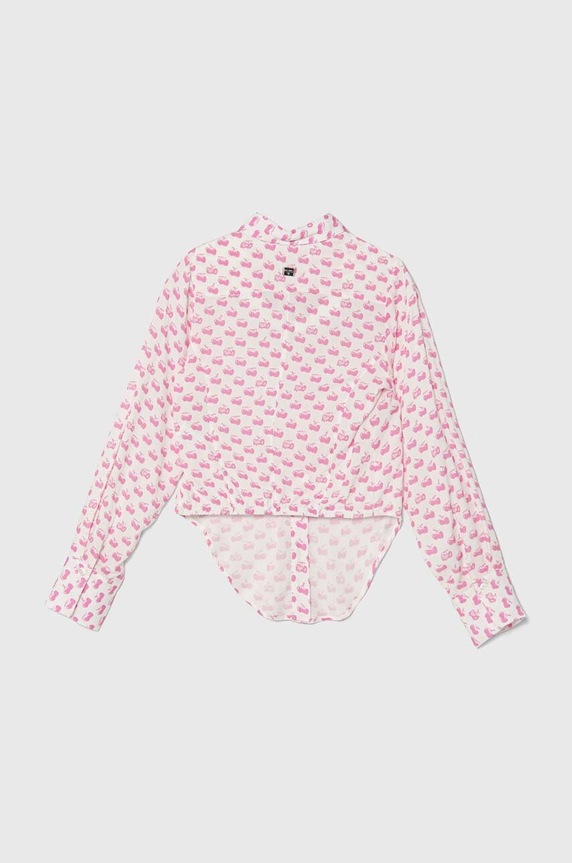 Детская рубашка Pinko Up S4PIJGSI063 розовый SS24