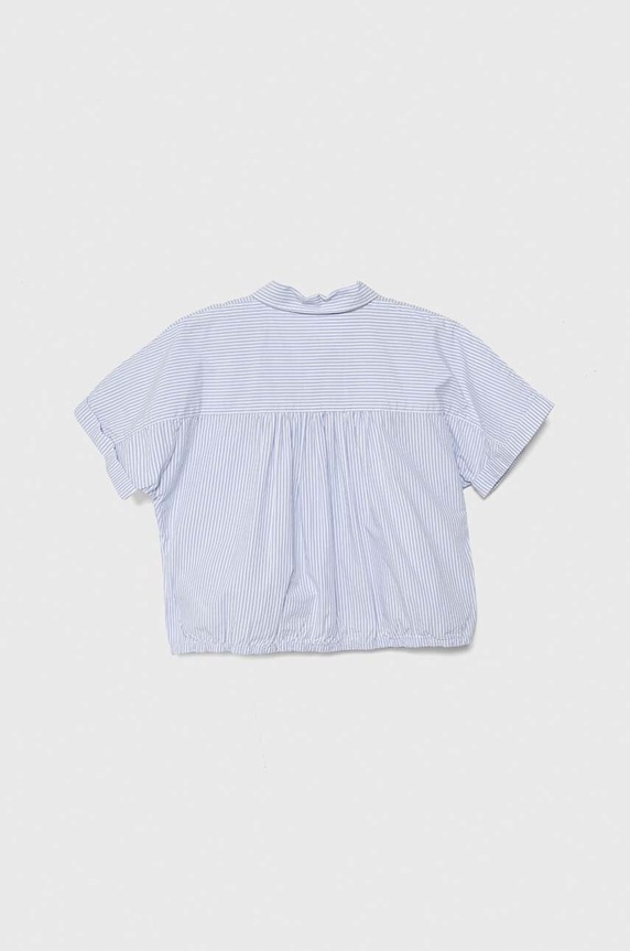 Παιδικό βαμβακερό πουκάμισο Pepe Jeans OLYMPIA PG301678 μπλε SS24