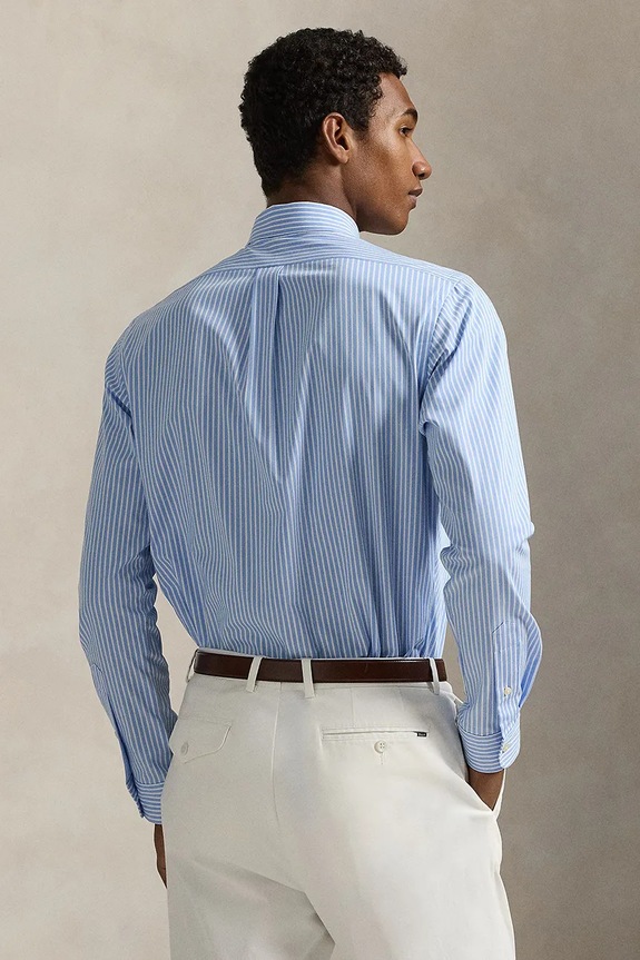 Πουκάμισο Polo Ralph Lauren 710929344 μπλε AW25