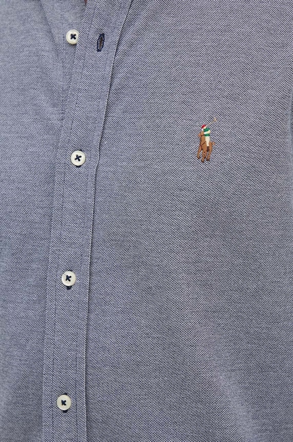 Памучна риза Polo Ralph Lauren 710932545 тъмносин NC24