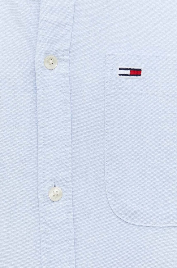 Tommy Jeans koszula bawełniana DM0DM18335 niebieski SS24