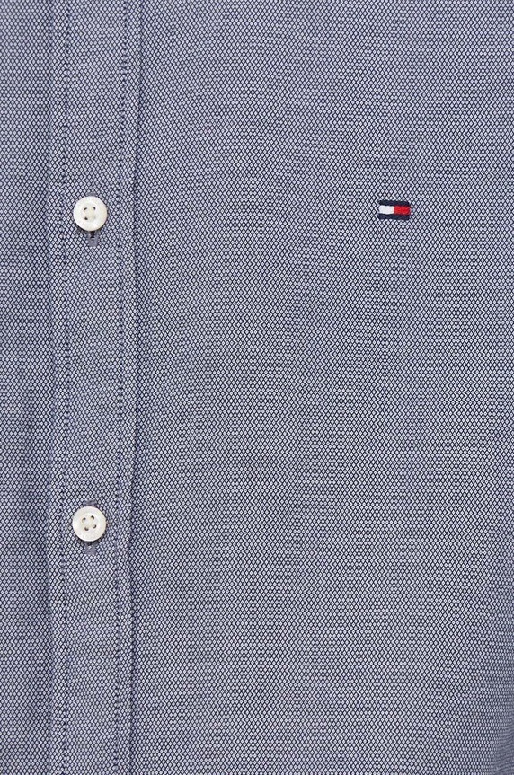 Tommy Hilfiger koszula bawełniana MW0MW33782 granatowy SS24