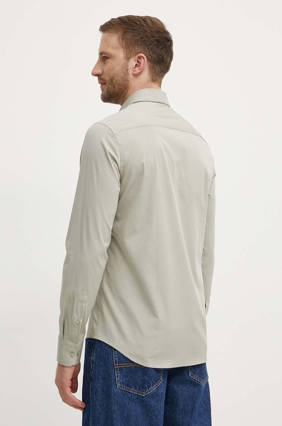 Ρούχα Πουκάμισο Calvin Klein K10K110856 πράσινο