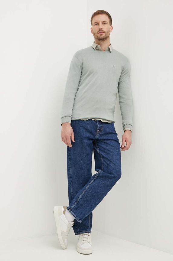 Πουκάμισο Calvin Klein πράσινο K10K110856