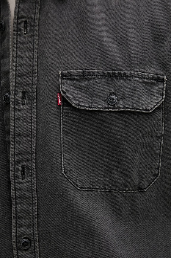 Levi's cămașă de damă din denim JACKSON WORKER 19573 gri