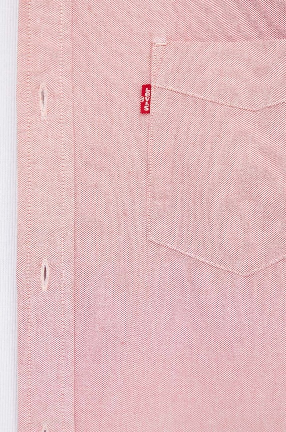 Levi's koszula bawełniana 85746 różowy SS26