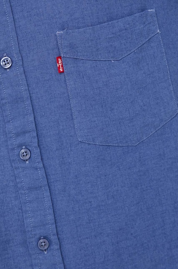 Bavlněná košile Levi's 85746 modrá
