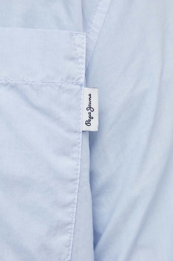 Pepe Jeans camasa din bumbac Prince PM308270 albastru