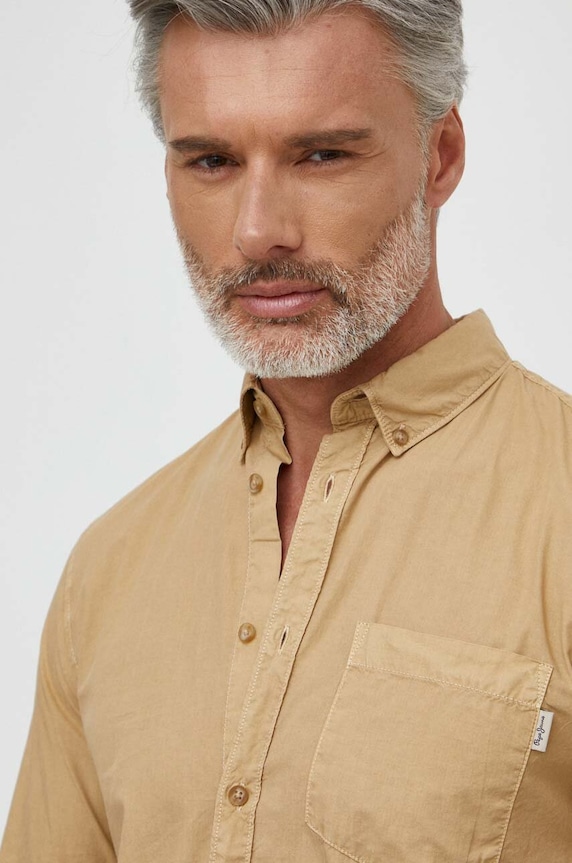 Pepe Jeans pamut ing Prince bézs PM308270