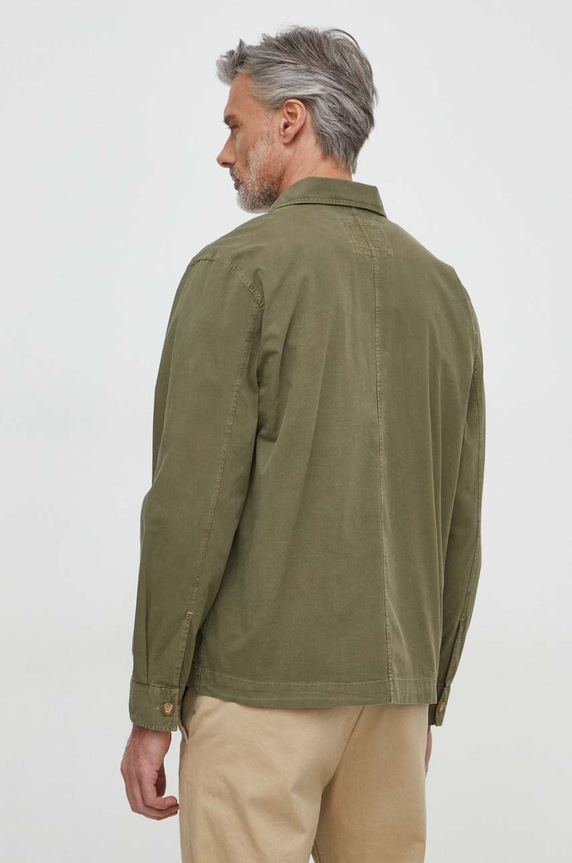 Odzież Pepe Jeans koszula LELE PM308272 zielony