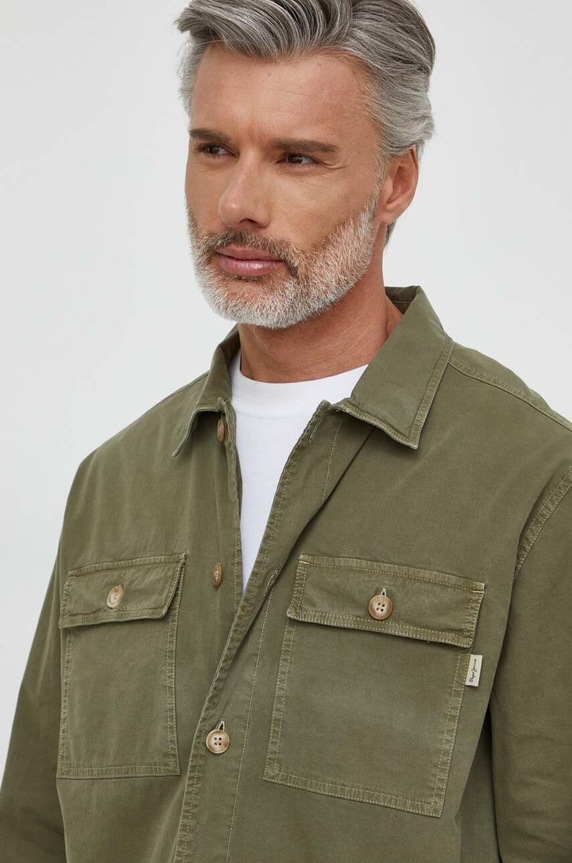 Pepe Jeans koszula LELE zielony PM308272