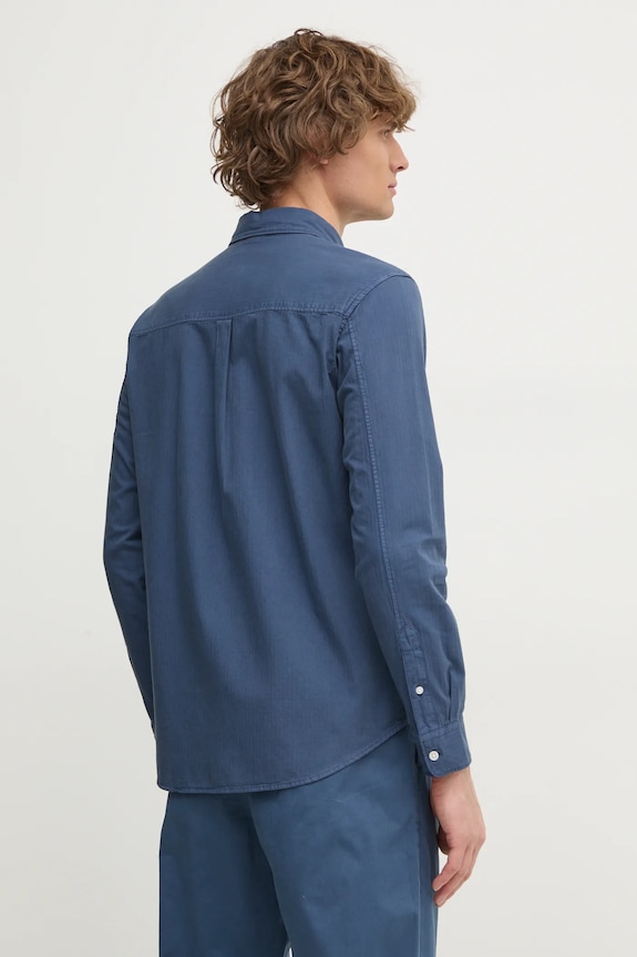 Pepe Jeans camasa din bumbac albastru PM308274