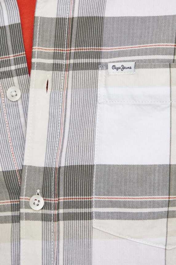 Pepe Jeans koszula bawełniana PERRY PM308281 biały SS24
