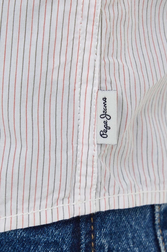 Pepe Jeans koszula bawełniana POLLY biały PM308284