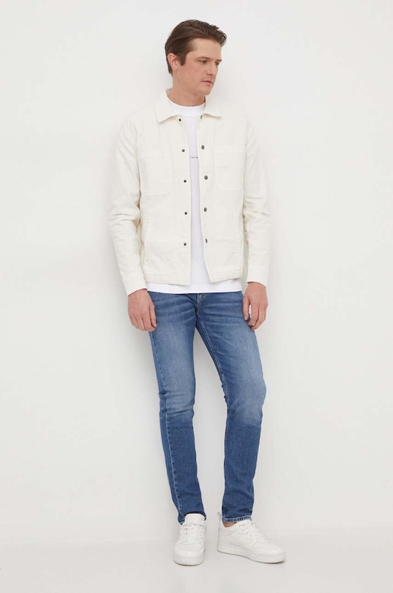 Pepe Jeans kurtka koszulowa LILO PM308288 beżowy SS24