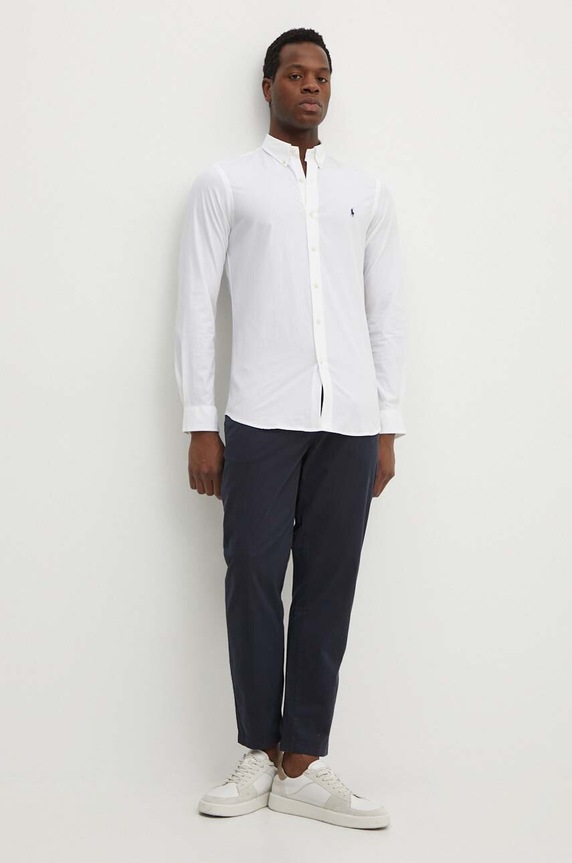 Oblečenie Košeľa Polo Ralph Lauren 710928254 biela