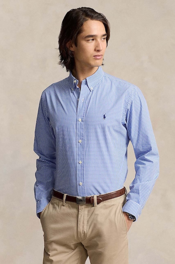 Polo Ralph Lauren koszula wzorzyste niebieski 710928254