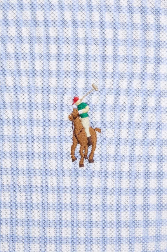 Βαμβακερό πουκάμισο Polo Ralph Lauren 710934576 μπλε SS24