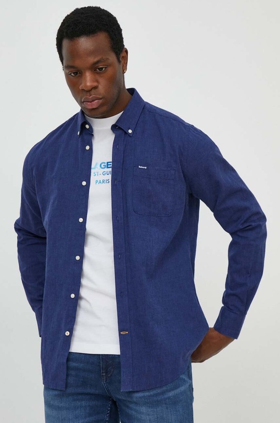 Barbour len ing hosszú sötétkék MSH5090