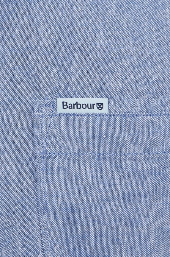 Barbour Shirt Dept - Summer košeľa s ľanom pánska MSH5093 modrá