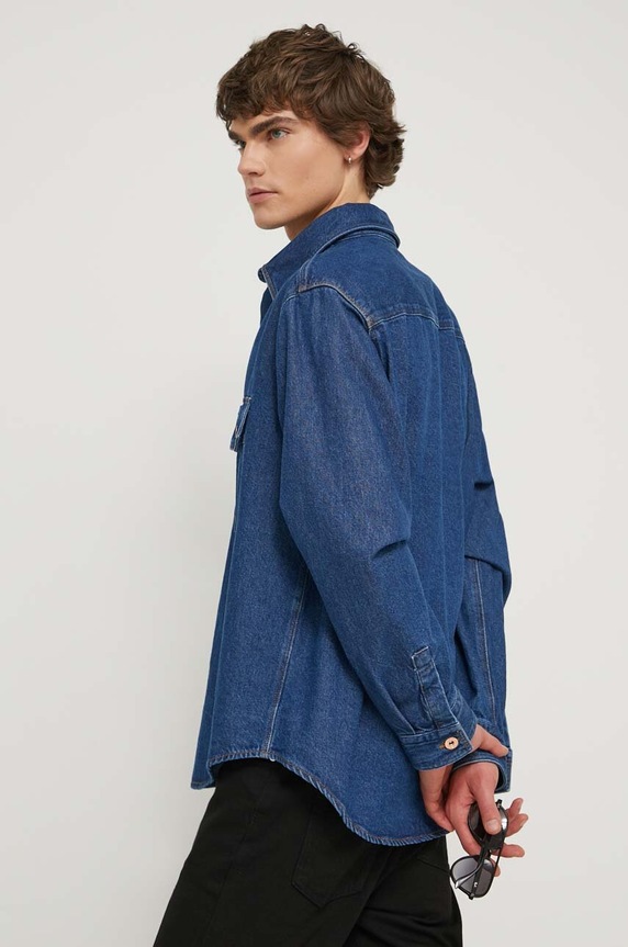 Τζιν πουκάμισο Hugo Blue μπλε 50513853