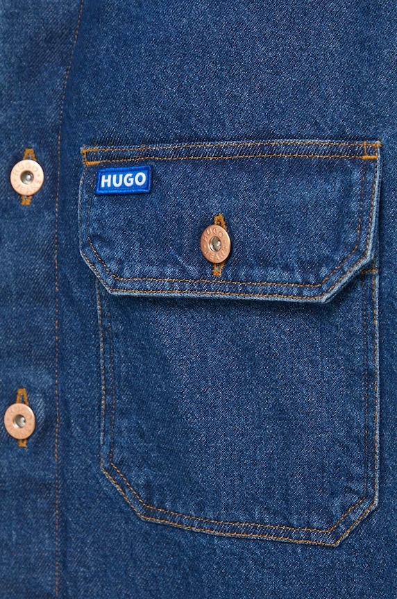 Τζιν πουκάμισο Hugo Blue 50513853