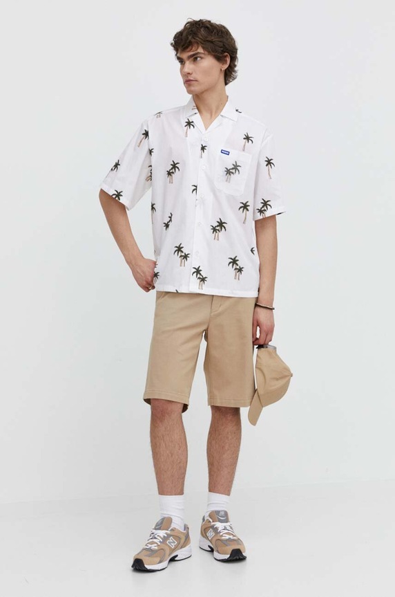 Hugo Blue pamut ing 50513867 fehér SS24