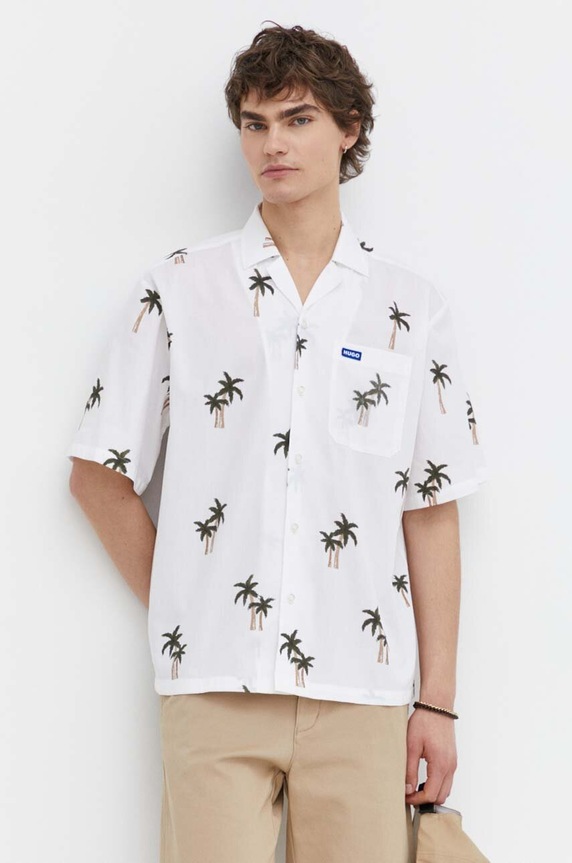 Hugo Blue pamut ing fehér 50513867