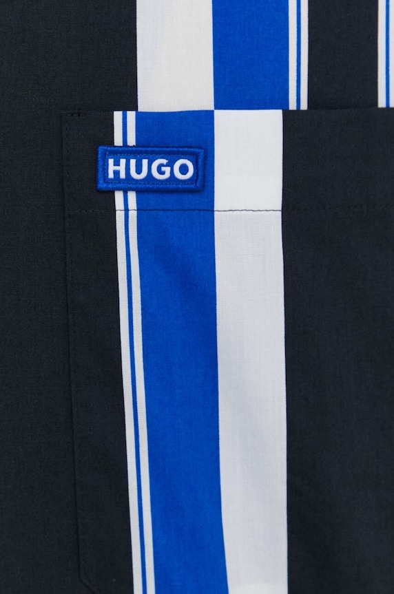 Bavlnená košeľa Hugo Blue 50513867 čierna