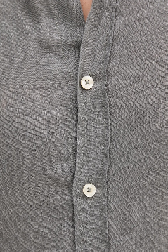 United Colors of Benetton Πουκάμισο ανδρικό λινό 5BKU5QJH8 γκρί