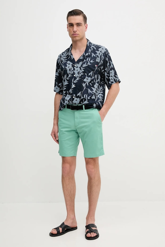 Πουκάμισο Tommy Hilfiger UM0UM03227 σκούρο μπλε SS25