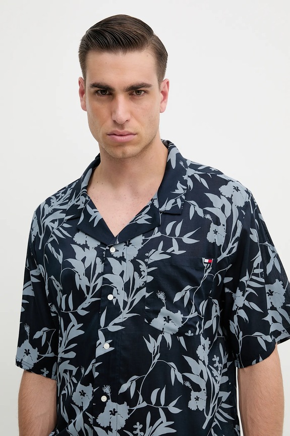 Πουκάμισο Tommy Hilfiger σκούρο μπλε UM0UM03227