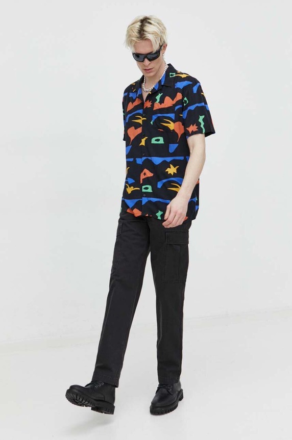 Volcom koszula x ARTHUR LONGO A0412450 czarny SS24