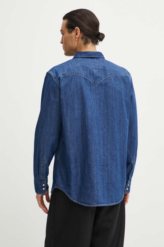 Ρούχα Βαμβακερό πουκάμισο Levi's 85744 μπλε