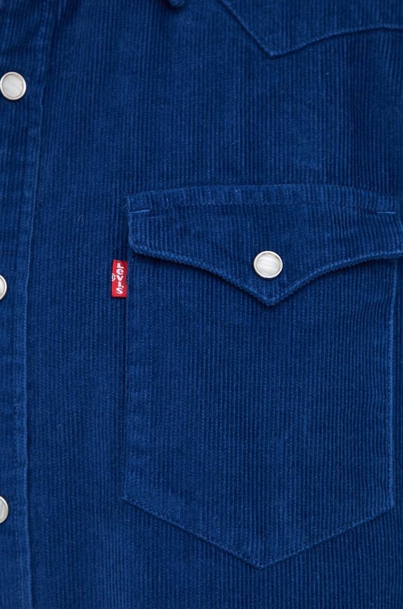 Levi's koszula bawełniana 85744 granatowy AA00