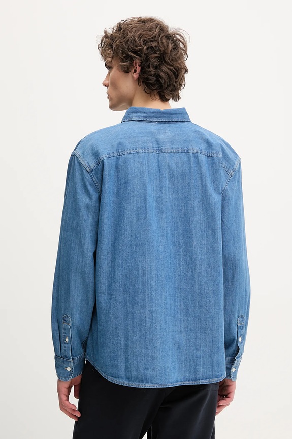 Abbigliamento Levi's camicia in cotone A7210 blu