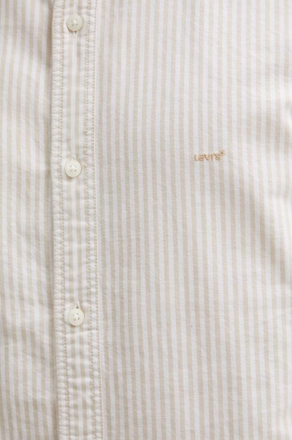 Levi's koszula bawełniana A7210 beżowy AA00