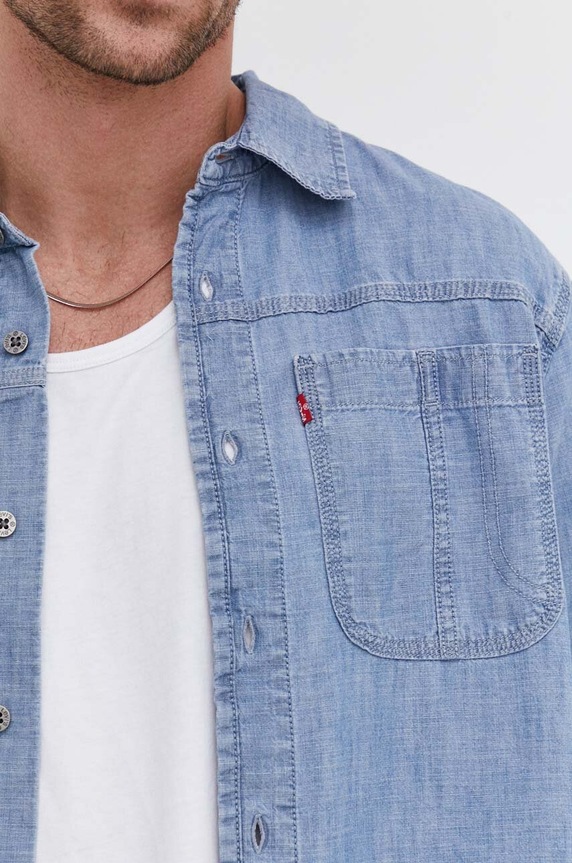 Levi's koszula jeansowa A7224 niebieski