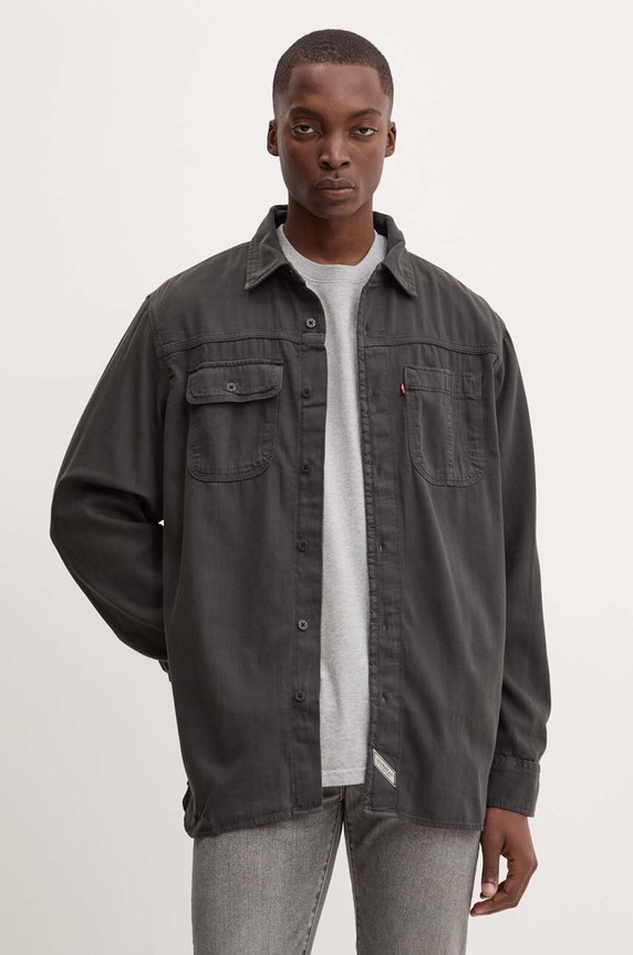 Levi's koszula jeansowa czarny A7224