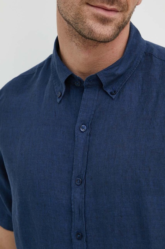 Πουκάμισο από λινό Michael Kors CS4400I4YT