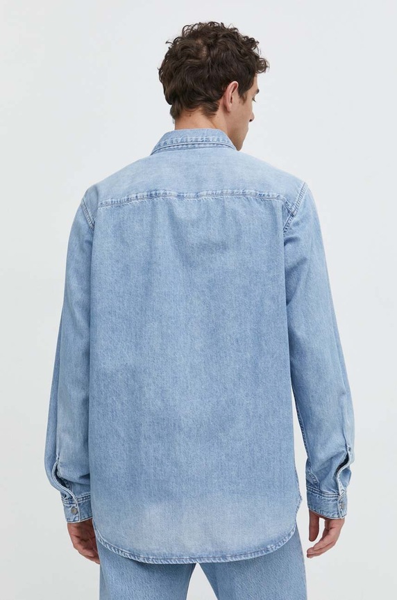 Diesel koszula jeansowa D-SIMPLY CAMICIA niebieski A03534.068KC