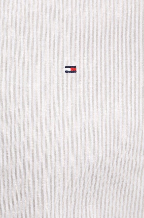 Košeľa Tommy Hilfiger MW0MW30935 béžová SS24