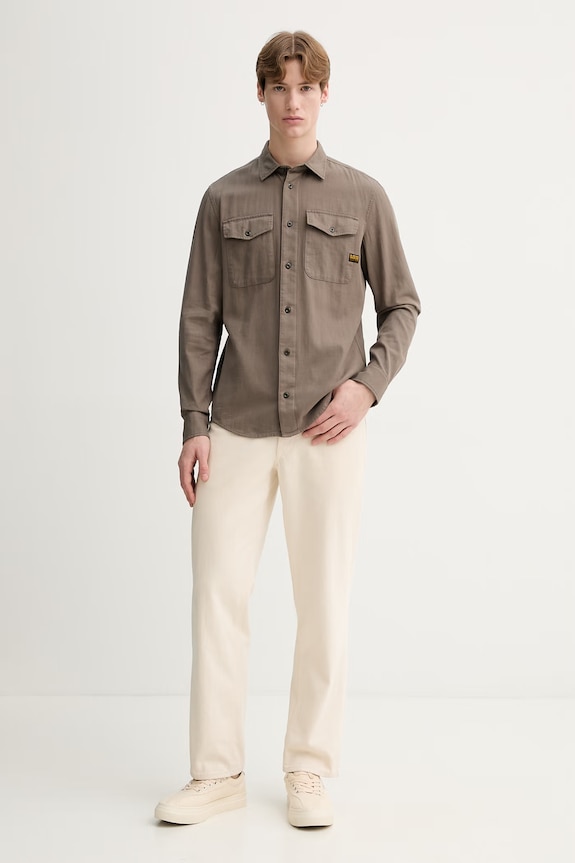 Bavlnená košeľa G-Star Raw Marine Slim D24963.D454 zelená AA00
